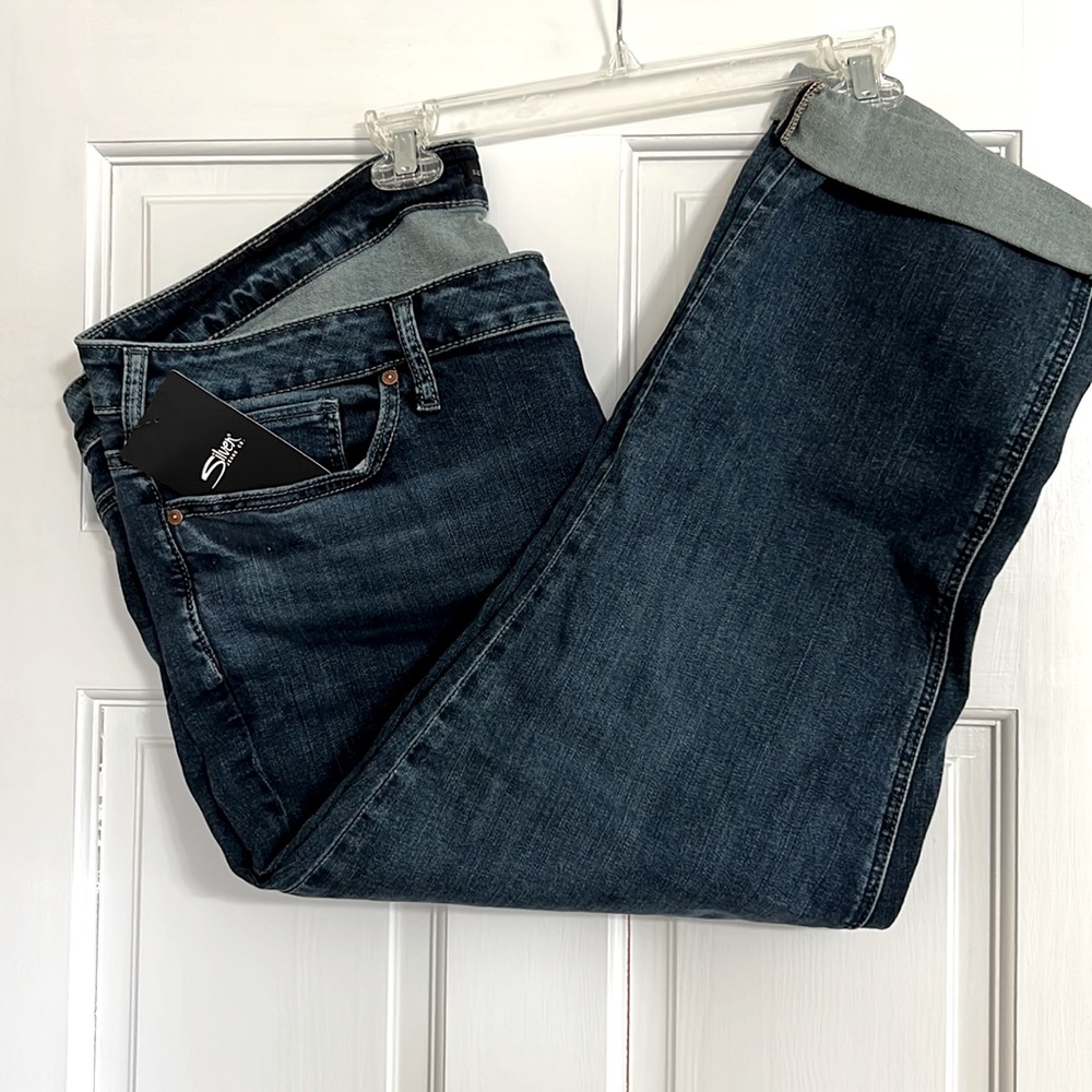 NWT Silver Jeans Co Plus Size Jean Capris